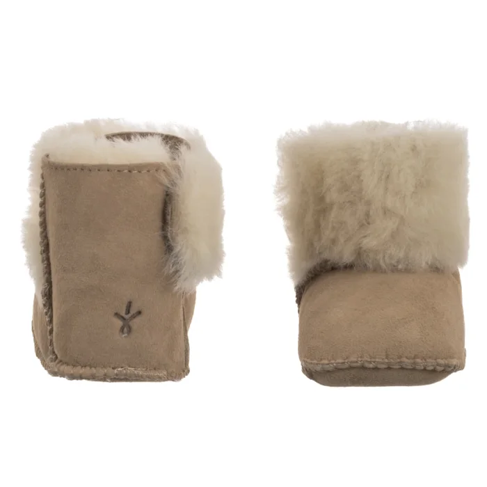 Trzewiki EMU Australia Baby Bootie Deluxe Sand B13256 – zdjęcie 4