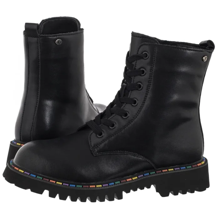 Workery Filippo Czarne DBT7428/25 BK – zdjęcie 1