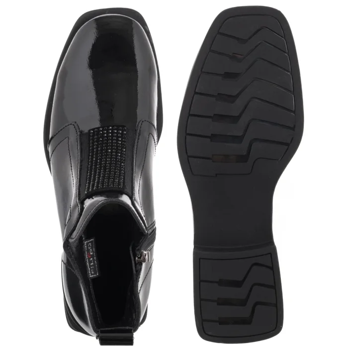 Botki Filippo Czarne DBT7141/25 BK – zdjęcie 5