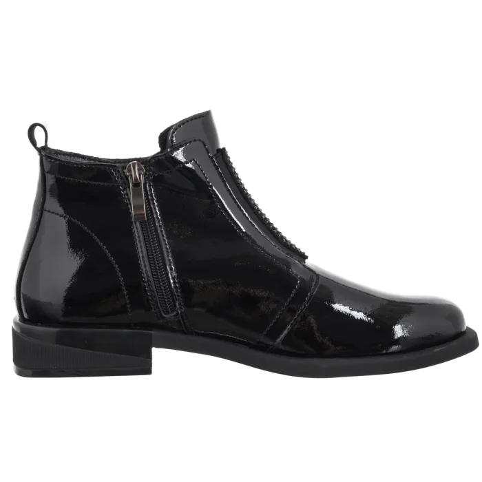 Botki Filippo Czarne DBT7141/25 BK – zdjęcie 3