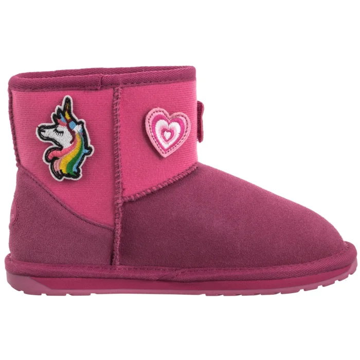 Buty EMU Australia Wallaby Mini Play WR Deep Pink K12748 – zdjęcie 5