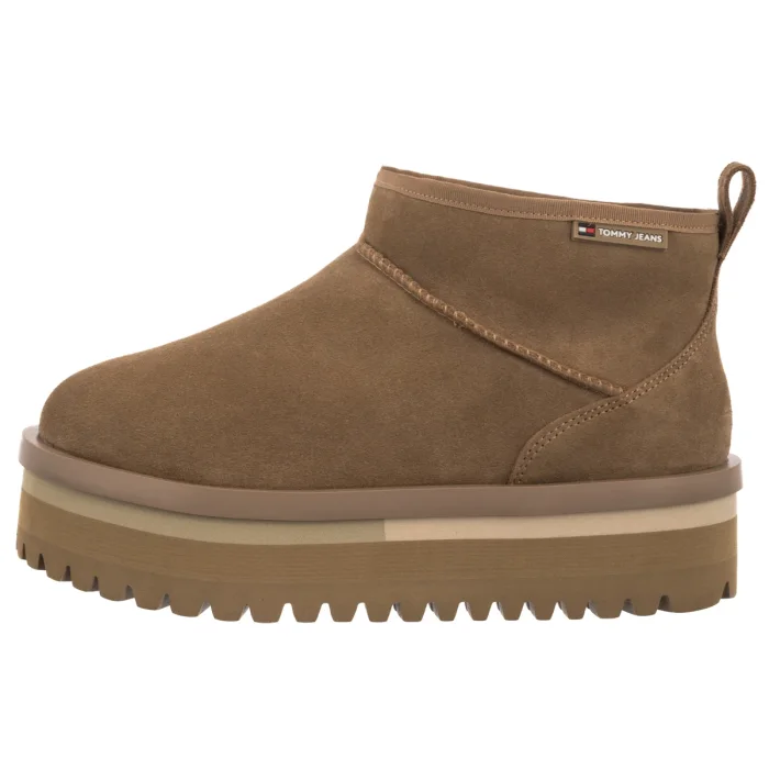 Śniegowce Tommy Hilfiger TJW Flatform Snow Boot Suede Bronze Twist EN0EN02841 RBH – zdjęcie 2
