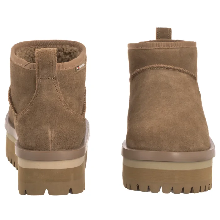 Śniegowce Tommy Hilfiger TJW Flatform Snow Boot Suede Bronze Twist EN0EN02841 RBH – zdjęcie 4
