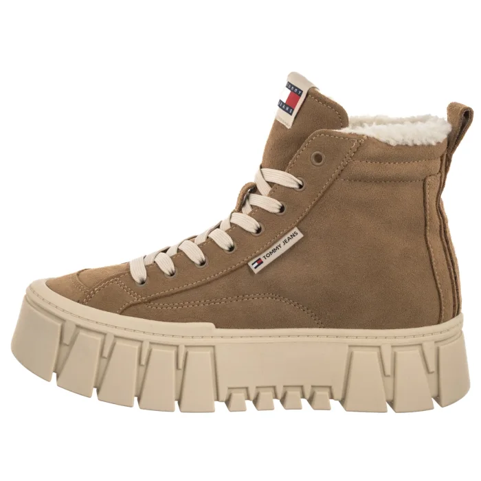 Botki Tommy Hilfiger Tjw Vulc Flatform Suede Wl Bronze Twist EN0EN02894 RBH – zdjęcie 2