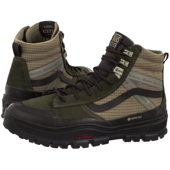 Trapery Vans MTE Sk8-Hi Gore-Tex Insulated Dark Green/Dark Brown VN000DARF871 – zdjęcie 1