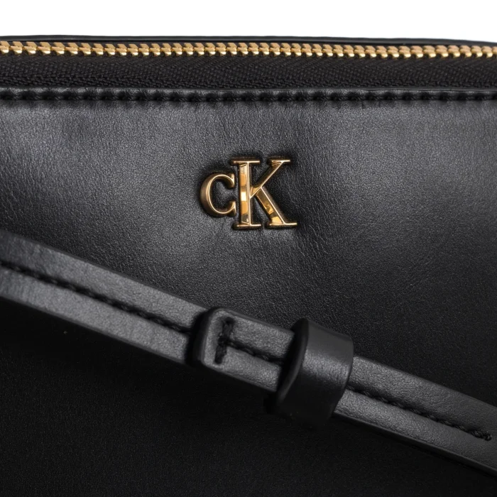 Torebka Listonoszka Calvin Klein CK Camera Bag Black/Antique Light Gold LV04F3173G YIH – zdjęcie 4
