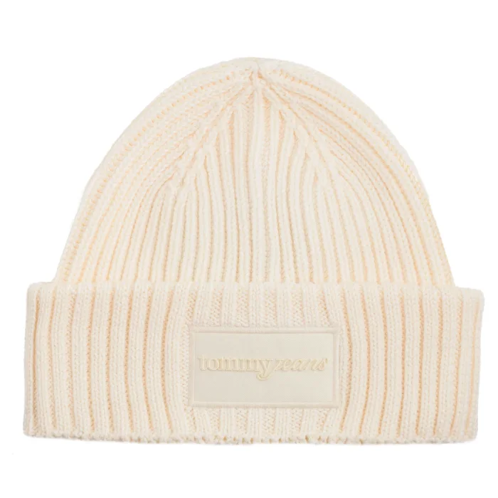 Czapka Tommy Hilfiger Tjw Script Beanie AW0AW17909 YBH – zdjęcie 1