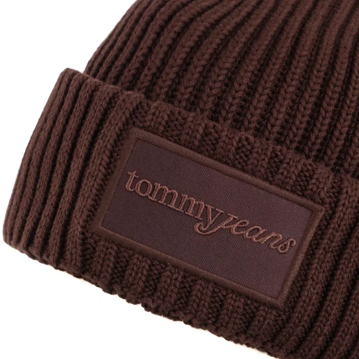 Czapka Tommy Hilfiger Tjw Script Beanie AW0AW17909 GS7 – zdjęcie 4