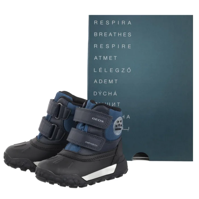 Śniegowce Geox B Trekkyup B ABX Navy/Jeans B566LC 054FU C4585 – zdjęcie 6