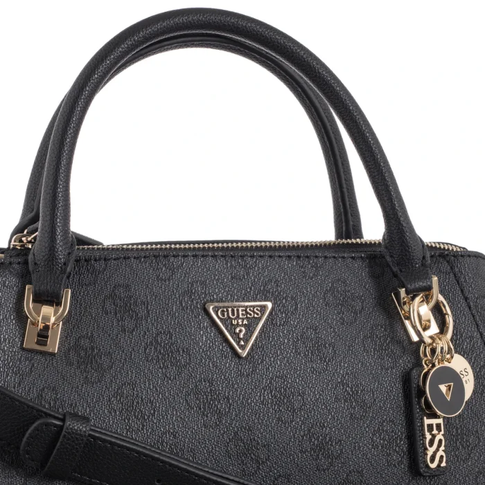 Torebka Guess Noelle II Luxury Satchel HWBG96 72070 Coal Logo – zdjęcie 4