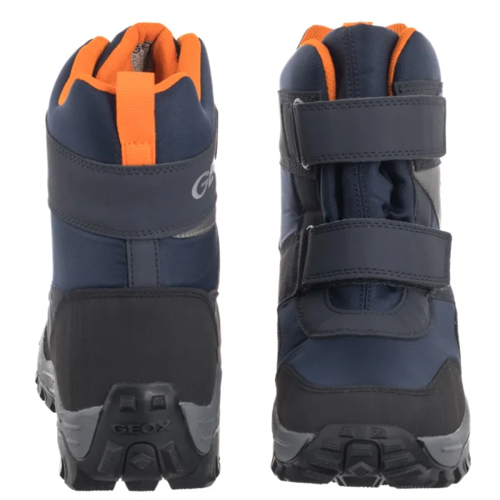 Śniegowce Geox J Himalaya B.B Abx E - Nyl+Dbk Navy J46FRE 0FU50 C0659 – zdjęcie 4
