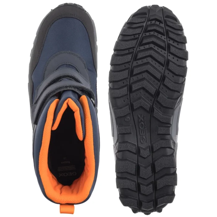 Śniegowce Geox J Himalaya B.B Abx E - Nyl+Dbk Navy J46FRE 0FU50 C0659 – zdjęcie 5
