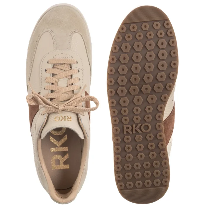 Sneakersy Ryłko Kremowe D1RZ2_U_ _5TX – zdjęcie 5