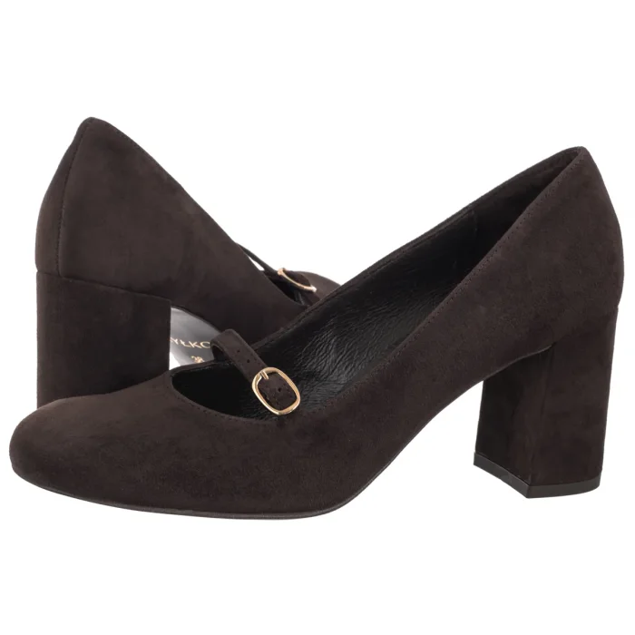 Czółenka Ryłko Brązowe H7NN0___ _3TY – zdjęcie 1