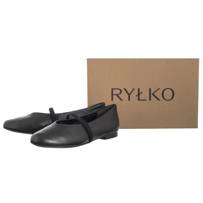 Baleriny Ryłko Czarne 0UNK4___ __45 – zdjęcie 6