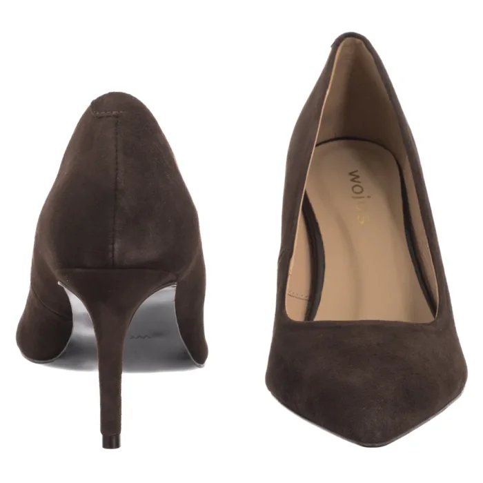 Czółenka Wojas Brązowe 35174-62 – zdjęcie 4