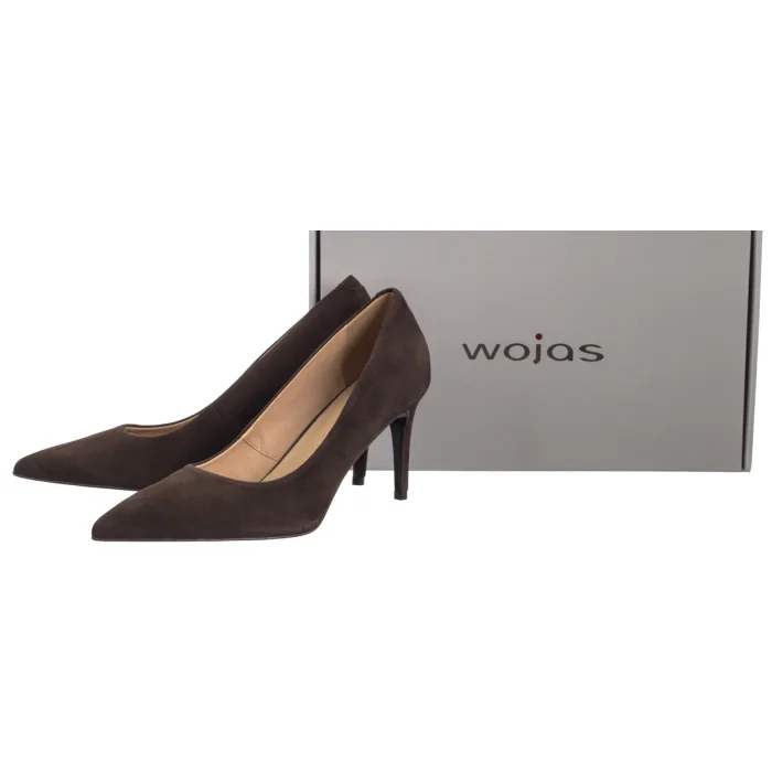 Czółenka Wojas Brązowe 35174-62 – zdjęcie 6