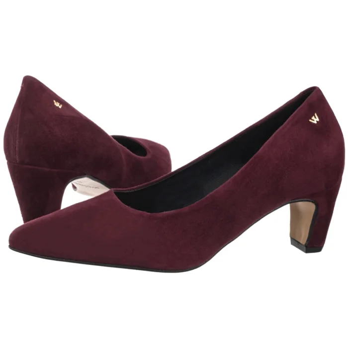 Czółenka Wojas Bordowe 35172-66 – zdjęcie 1