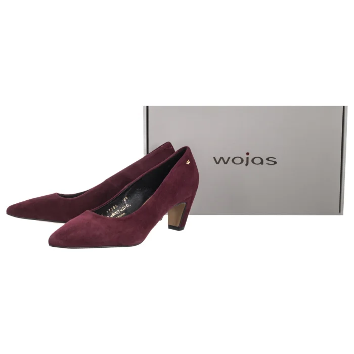 Czółenka Wojas Bordowe 35172-66 – zdjęcie 6
