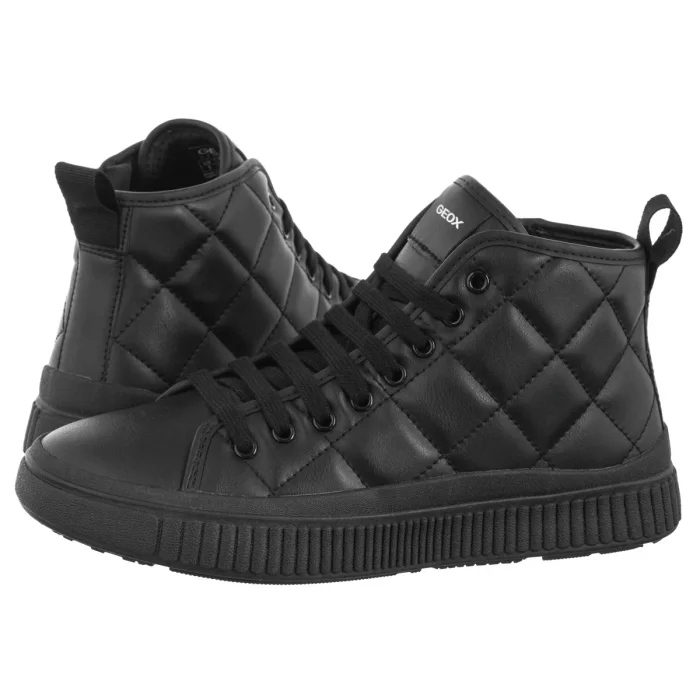Sneakersy Geox J Laquinny Black J56M3F 000BC C9999 – zdjęcie 1