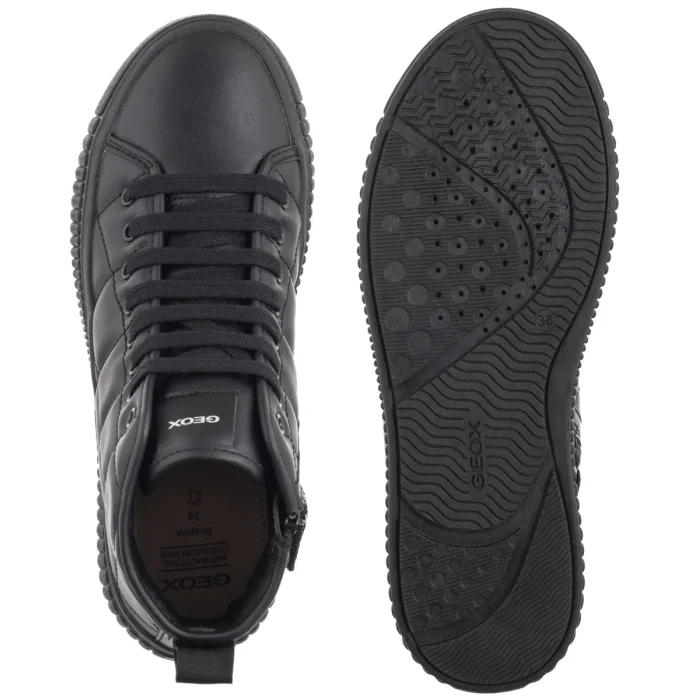 Sneakersy Geox J Laquinny Black J56M3F 000BC C9999 – zdjęcie 5