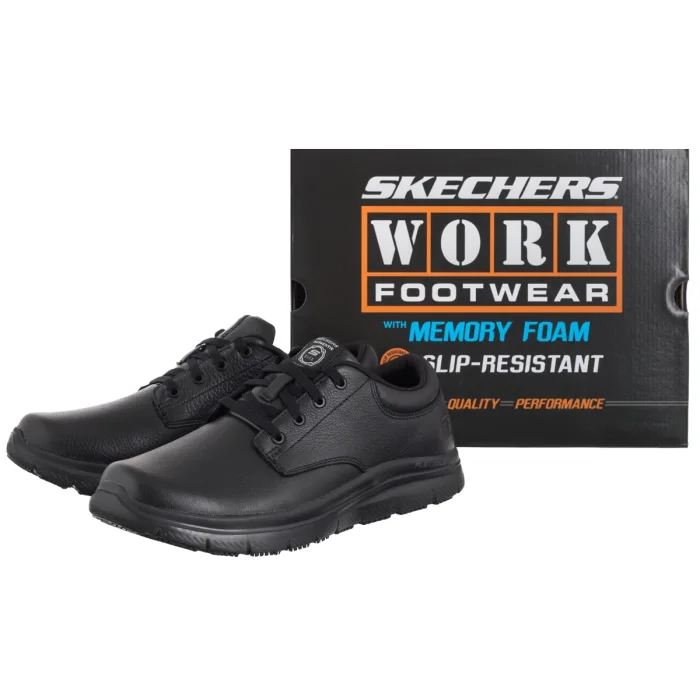 Buty Skechers Work Flex Advantage Black 77513EC/BLK – zdjęcie 6