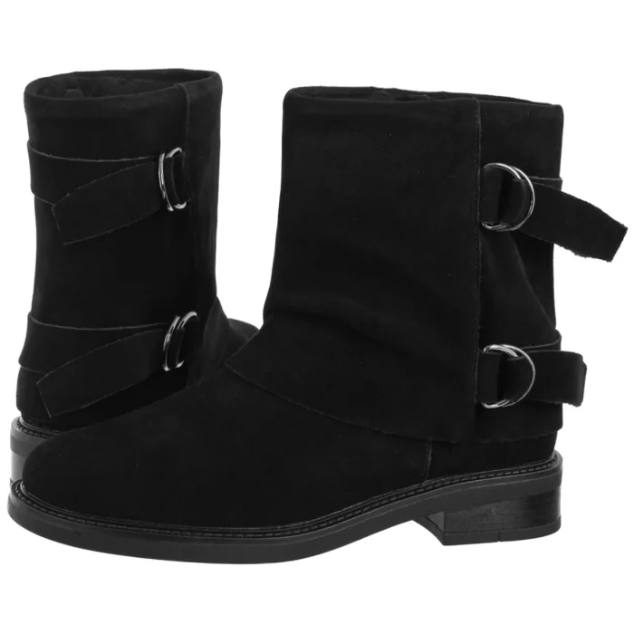 Botki Sergio Leone Czarne BT 25556-S – zdjęcie 1