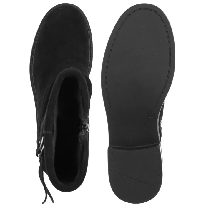 Botki Sergio Leone Czarne BT 25556-S – zdjęcie 5