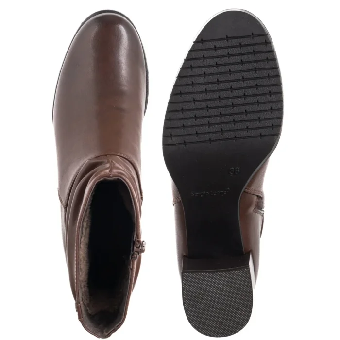 Botki Sergio Leone Brązowe BT 25636-S – zdjęcie 5