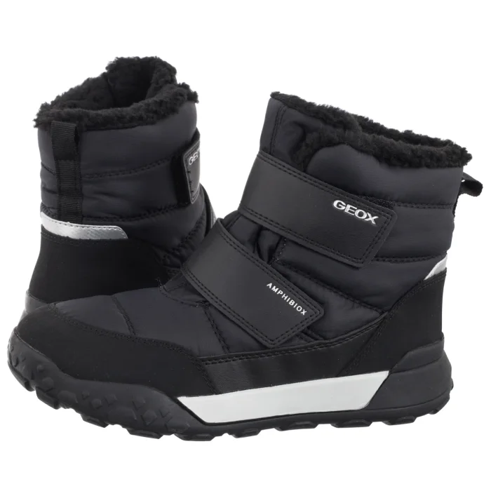 Śniegowce Geox J Trekkyup B ABX F Black J46MBF 0UFU54 C9999 – zdjęcie 1