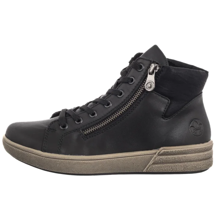 Trzewiki Rieker Czarne X0709-01 Black – zdjęcie 2