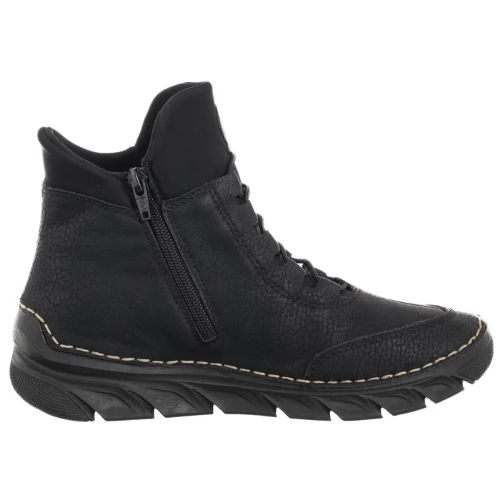 Trzewiki Rieker Czarne 55069-00 Black – zdjęcie 3
