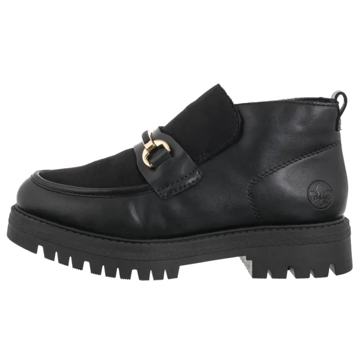 Botki Rieker Czarne 47582-00 Black – zdjęcie 2