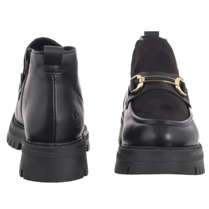 Botki Rieker Czarne 47582-00 Black – zdjęcie 4