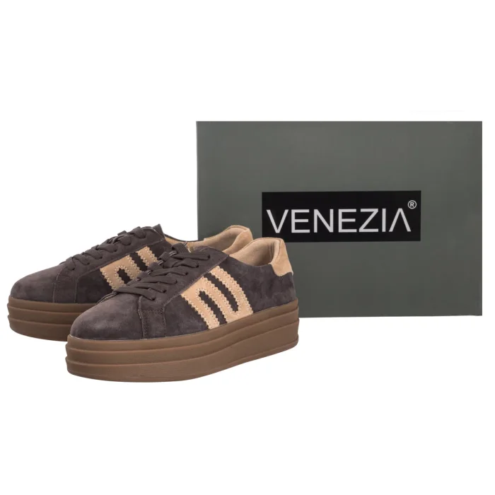 Sneakersy Venezia Brązowe V408-00392-02BRO – zdjęcie 6