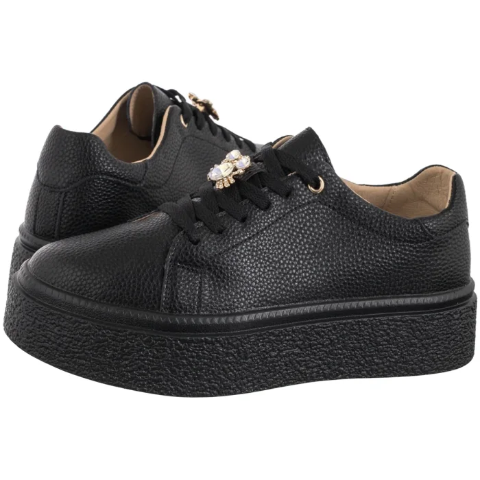 Sneakersy Venezia Czarne V408-00379-01BLA – zdjęcie 1