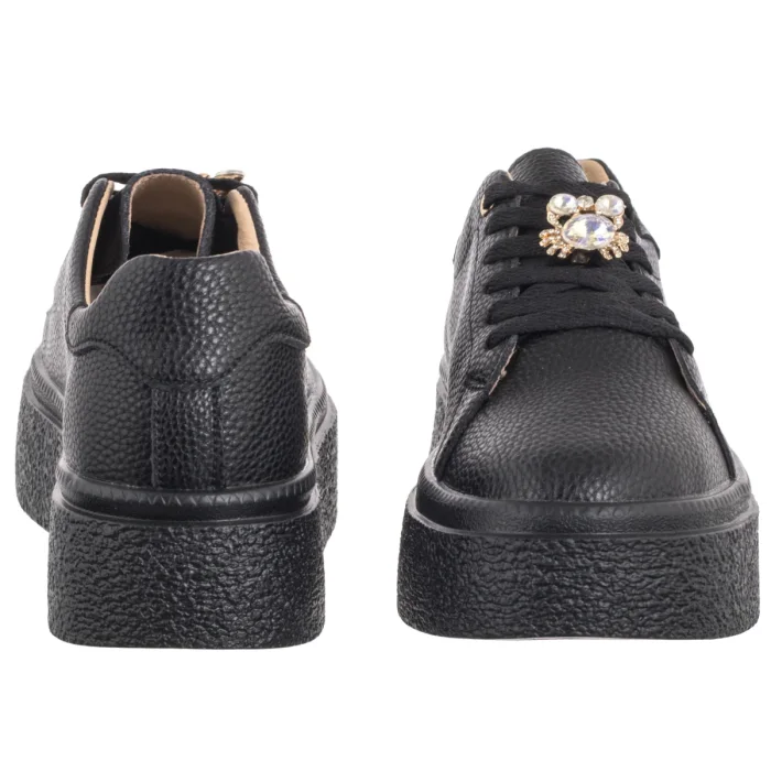 Sneakersy Venezia Czarne V408-00379-01BLA – zdjęcie 4