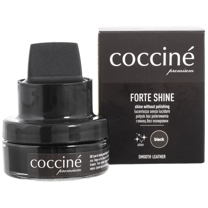 Krem do Butów Coccine Forte Shine Black – zdjęcie 2