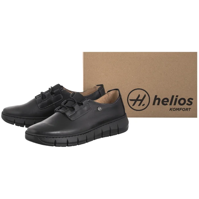 Półbuty Helios Czarne 434 011 – zdjęcie 6