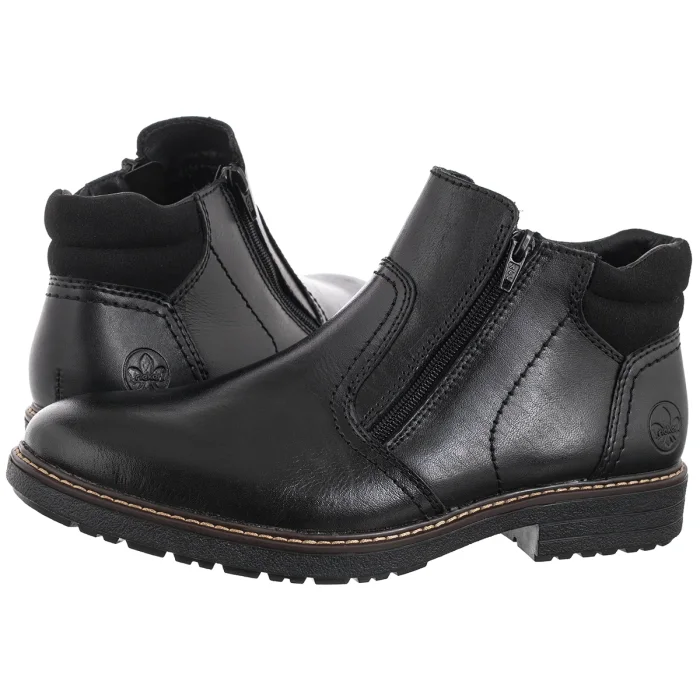 Trzewiki Rieker Czarne 33151-00 Black – zdjęcie 1