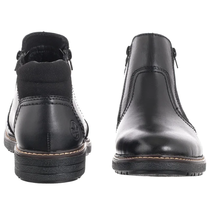 Trzewiki Rieker Czarne 33151-00 Black – zdjęcie 4