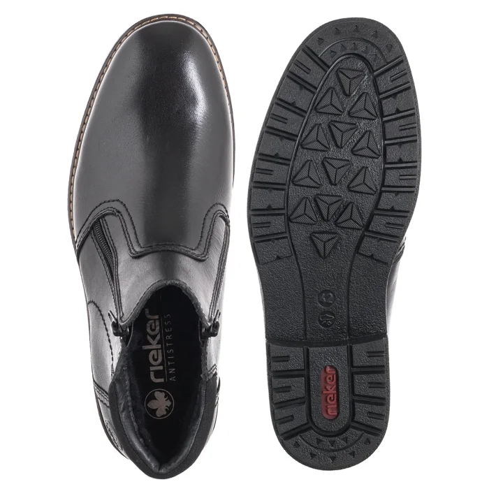 Trzewiki Rieker Czarne 33151-00 Black – zdjęcie 5