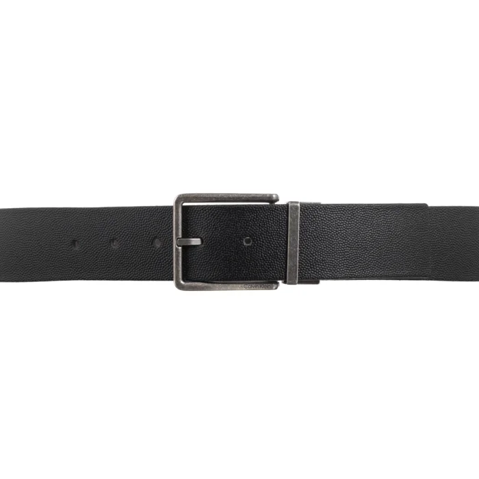 Pasek Calvin Klein Warmth Buckle 40mm Rev/Adj Black/Dark Drown/Antique Silver LV04D7048G V8L – zdjęcie 2