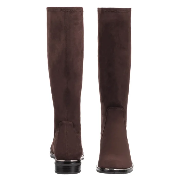 Kozaki Caprice Brązowe 9-25512-41 302 Dk Brn Stretch – zdjęcie 4