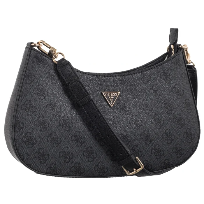 Torebka Guess Noelle II Top Zip Shoulder Bag HWBG96 71280 Coal Logo – zdjęcie 1