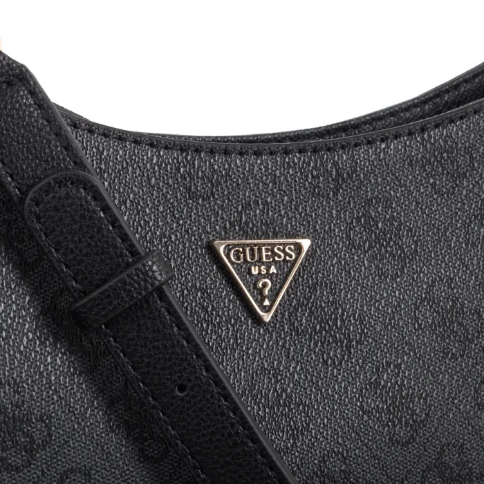 Torebka Guess Noelle II Top Zip Shoulder Bag HWBG96 71280 Coal Logo – zdjęcie 5
