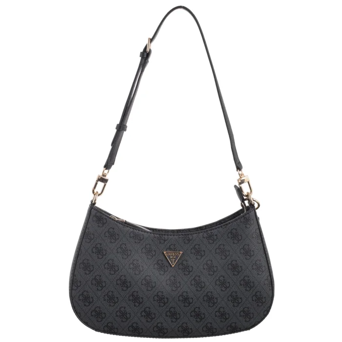 Torebka Guess Noelle II Top Zip Shoulder Bag HWBG96 71280 Coal Logo – zdjęcie 4