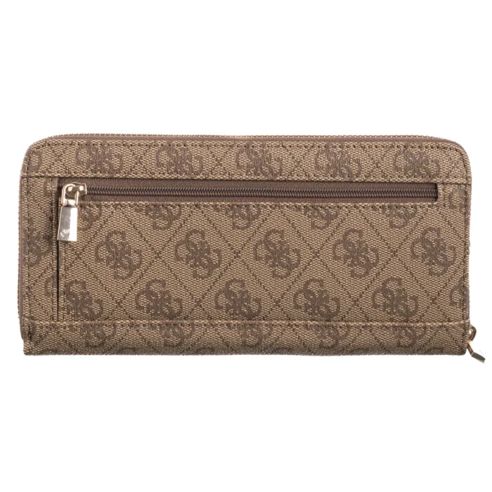 Portfel Guess Laurel II Slg Large Zip Around SWSG74 59146 Latte Logo – zdjęcie 2