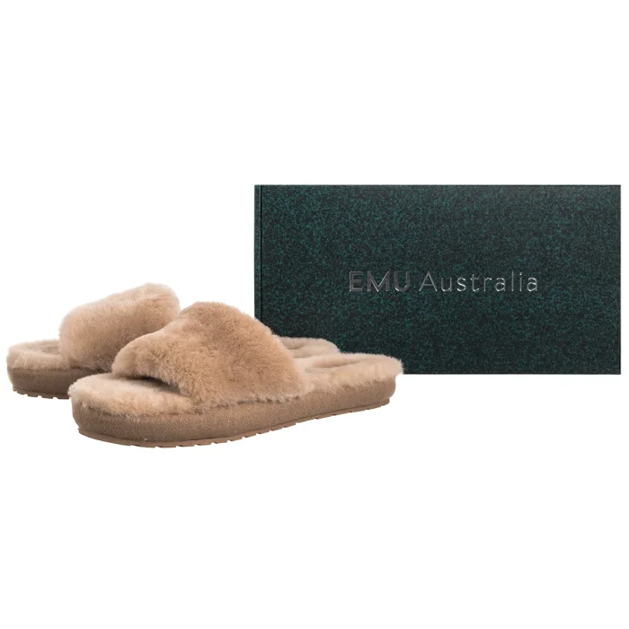 Klapki EMU Australia Mckay Camel W13088 – zdjęcie 6