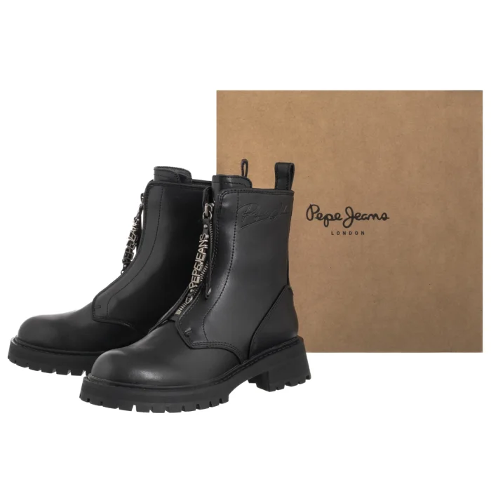 Botki Pepe Jeans Stacy Hug Black PLS500024 999 – zdjęcie 6